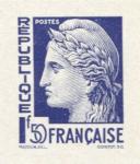 France_1945_Yvert_679a-Scott_532_unadopted_1f50_Ceres_de_Cortot_et_Mazelin_Type_I-B_blue-violet_typo_d_AP_detail