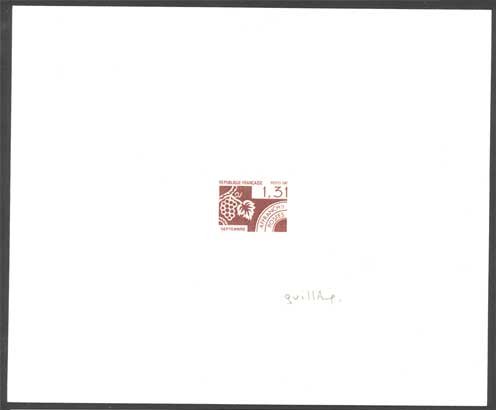 France_1987_Yvert_Preoblit_194-Scott_dark-lilac