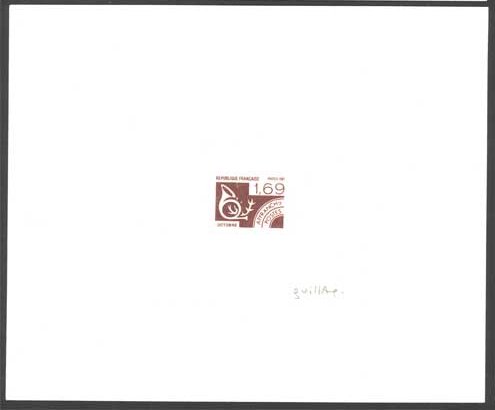 France_1987_Yvert_Preoblit_195-Scott_dark-lilac