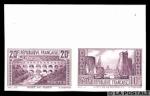 France_1929_Yvert_261_+_262-Scott_251_+_254_lilac