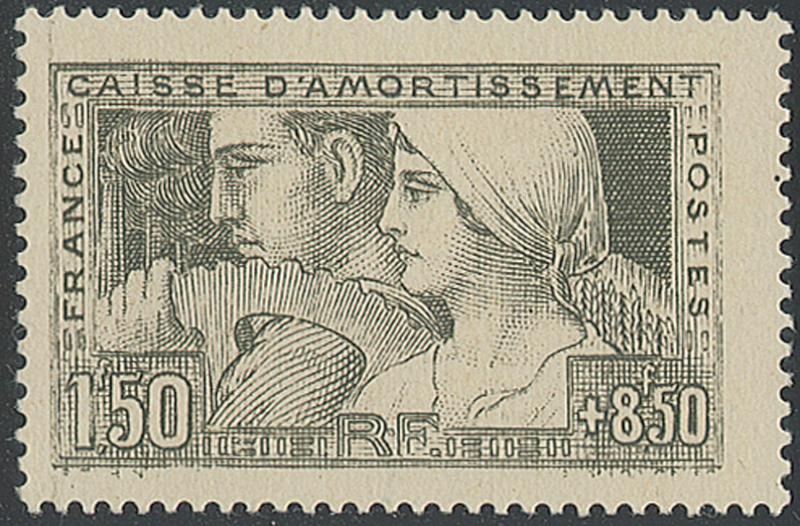 France_1928_Yvert_252-Scott_B27_black_perf_a