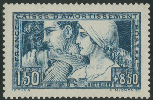 France_1928_Yvert_252-Scott_B27_definitive