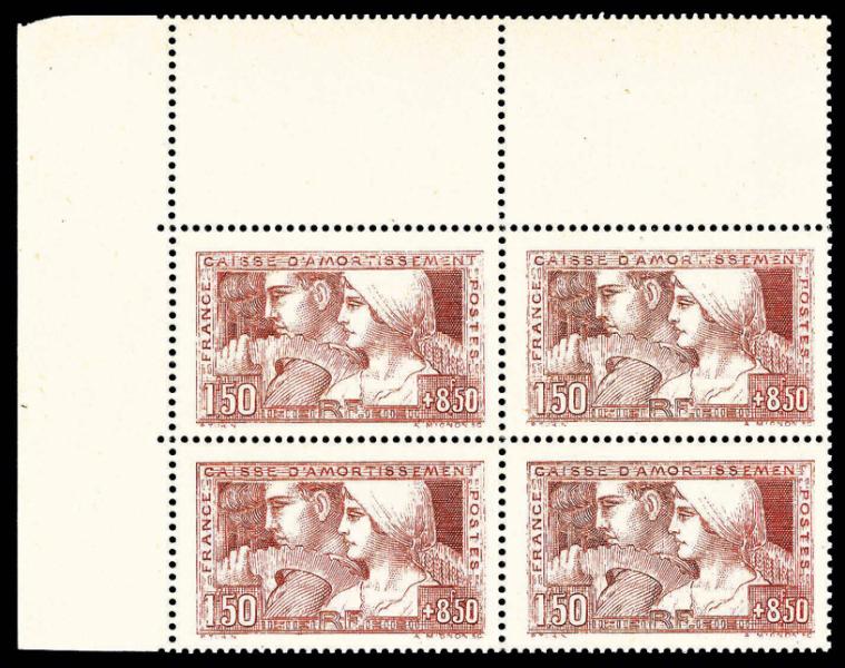France_1928_Yvert_252-Scott_B27_red-brown_perf_ba
