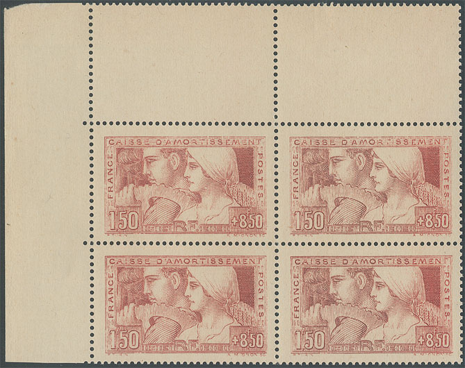France_1928_Yvert_252-Scott_B27_red-brown_perf_bb