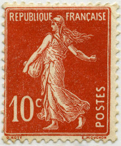 France_1907_Yvert_138-Scott_typo