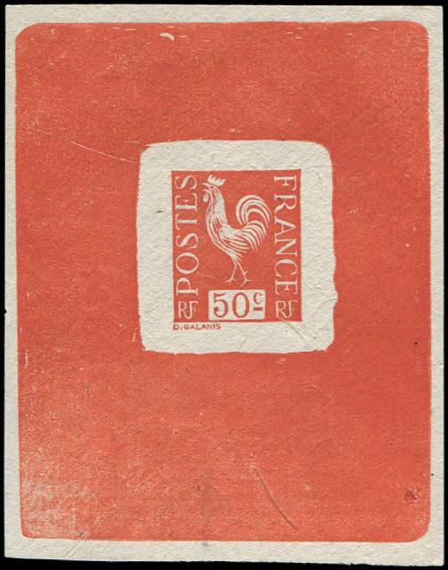 France_1934_Yvert_633a-Scott_unadopted_Coq_50c_red-brown_typo_a_AP