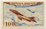 France_1953_Yvert_PA30-Scott_C29_100f_Mystere_IV_b_IS
