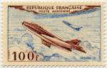 France_1953_Yvert_PA30-Scott_C29_100f_Mystere_IV_b_IS