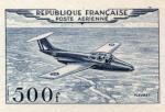 France_1953_Yvert_PA32b-Scott_C31b_unadopted_500f_Fleuret_blue_a_AP_detail
