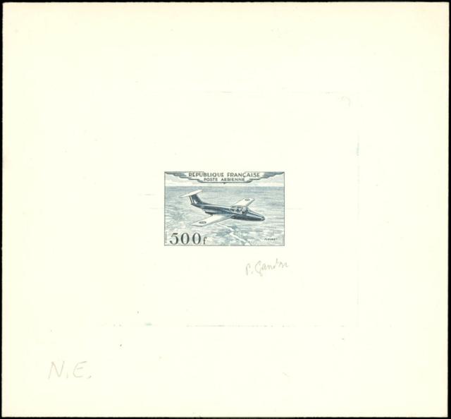 France_1953_Yvert_PA32b-Scott_C31b_unadopted_500f_Fleuret_blue_bb_AP