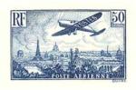 France_1936_Yvert_PA14b-Scott_C14_unissued_plane_over_Paris_50f_small_f_blue_hc_AP_detail_a