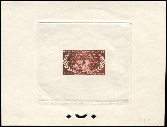 France_1955_Yvert_911c-Scott_671_unadopted_airmail_50f_ONU_brown_1720_Lx_ab_ATP