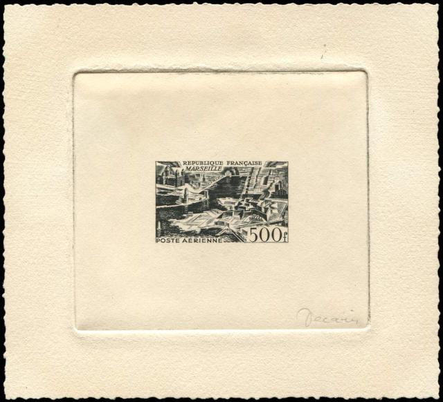 France_1949_Yvert_PA27a-Scott_C26a_unadopted_Marseille_500f_black_j_AP