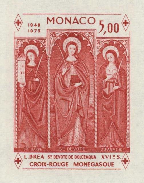 Monaco_1972_Yvert_BF7a-Scott_864_unadopted_Dolceaqua_Red_Cross_red_d_ESS_detail