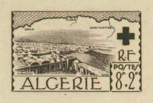 Algeria_1952_Yvert_300-Scott_B67_brown_1716_Lx_detail