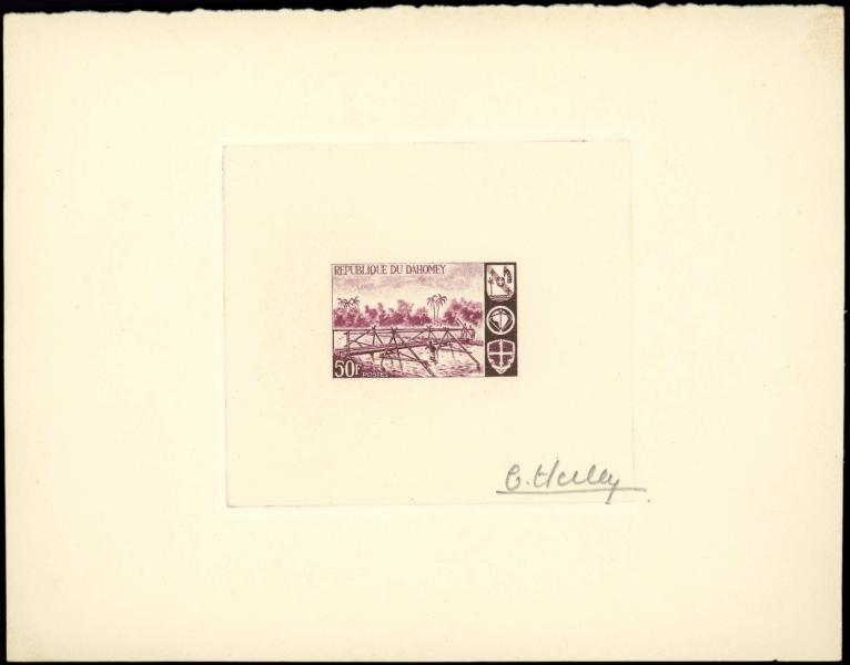 Dahomey_1966_Yvert_245-Scott_225_etat_dark-lilac