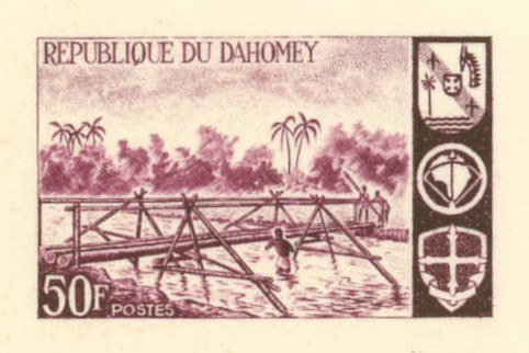 Dahomey_1966_Yvert_245-Scott_225_etat_dark-lilac_detail