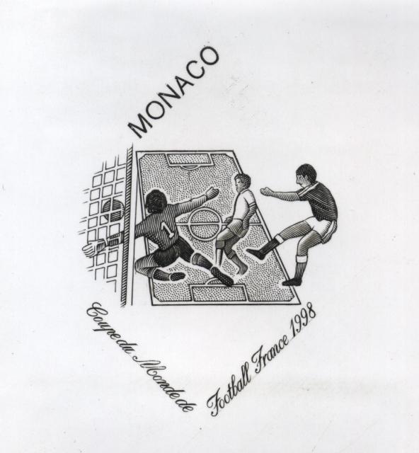 Monaco_1998_Yvert_2163a-Scott_2090_unadopted_Football_1998_by_Jumelet_2eme_etat_black_a_AP_detail