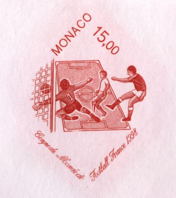 Monaco_1998_Yvert_2163a-Scott_2090_unadopted_Football_1998_by_Jumelet_etat_red_+_green_tÃªte_bÃ¨che_COLL_detail_a