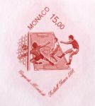 Monaco_1998_Yvert_2163a-Scott_2090_unadopted_Football_1998_by_Jumelet_etat_red_+_green_tÃªte_bÃ¨che_COLL_detail_a