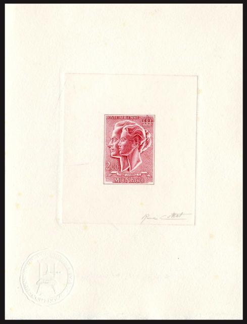 Monaco_1966_Yvert_PA87a-Scott_C69_unadopted_Grace_and_Rainier_profile_red_b_AP