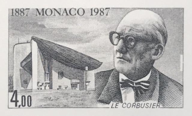 Monaco_1987_Yvert_1606a-Scott_1600_unadopted_Le_Corbusier_black_c_AP_detail