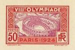 France_1924_Yvert_186a-Scott_201_unadopted_Jeux_Olympiques_Paris_50c_red_418_+_violet_519_typo_ac_CP_detail