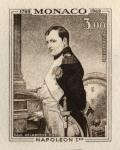 Monaco_1969_Yvert_PA94a-Scott_C76_unissued_in_TD_Napoleon_horizontal_die_without_frame_positive_etat_dark-brown_AP_detail_a