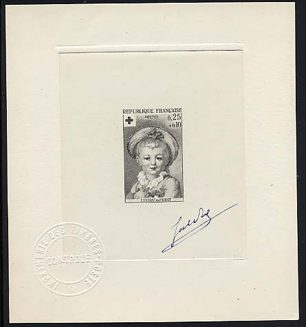 France_1962_Yvert_1367-Scott_B366_black_a