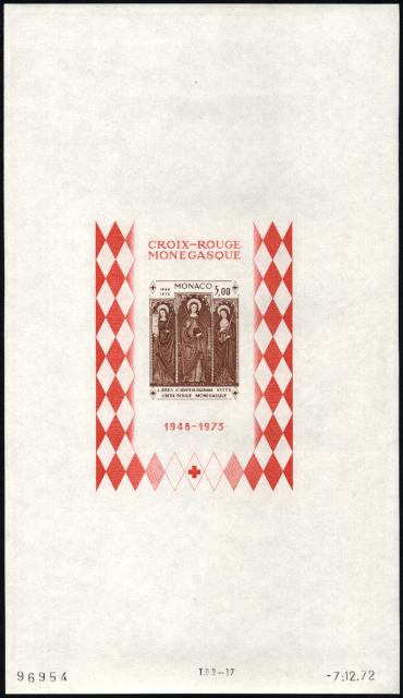 Monaco_1972_Yvert_BF7a-Scott_864_unadopted_Dolceaqua_Red_Cross_brown_ea_ESS
