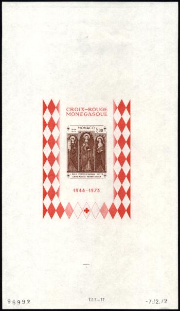 Monaco_1972_Yvert_BF7a-Scott_864_unadopted_Dolceaqua_Red_Cross_brown_f_ESS