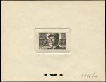 France_1952_Yvert_920b-Scott_675b_unadopted_Marechal_de_Lattre_Type_II_brown_1716_Lx_CP