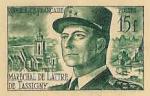 France_1952_Yvert_920b-Scott_675b_unadopted_Marechal_de_Lattre_Type_II_green_1313_Lx_b_ATP_detail