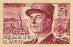 France_1952_Yvert_920b-Scott_675b_unadopted_Marechal_de_Lattre_Type_II_red_1429_Lc_c_ATP_detail