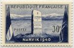 France_1952_Yvert_922-Scott_677_Narvik_Battle_IS