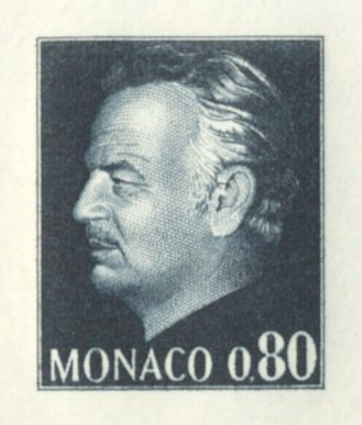 Monaco_1972_Yvert_993b-Scott_934_unadopted_without_inscription_80c_Prince_Rainier_III_dark-blue_a_AP_detail