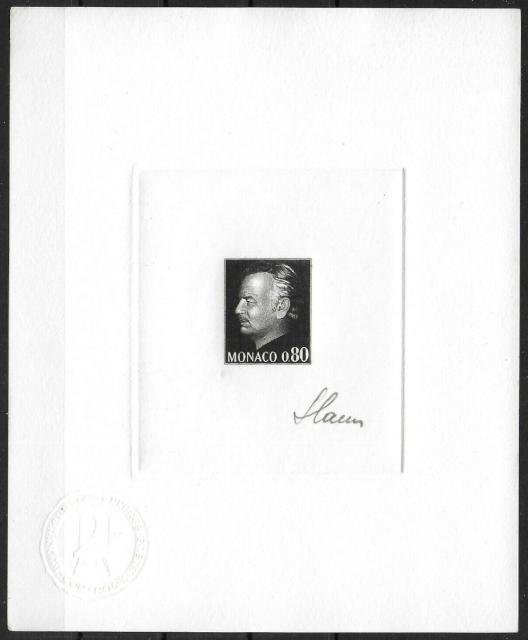 Monaco_1972_Yvert_993b-Scott_934_unadopted_without_inscription_80c_Prince_Rainier_III_black_b_AP