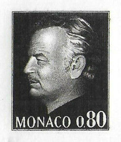 Monaco_1972_Yvert_993b-Scott_934_unadopted_without_inscription_80c_Prince_Rainier_III_black_b_AP_detail