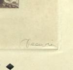 France_1952_Yvert_920b-Scott_675b_unadopted_Marechal_de_Lattre_Type_II_sepia_ab_ATP_signed_detail_b