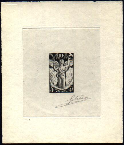 France_1944_Yvert_669b-Scott_503b_unadopted_4f_Angel_Paix_Type_2_black_a_AP