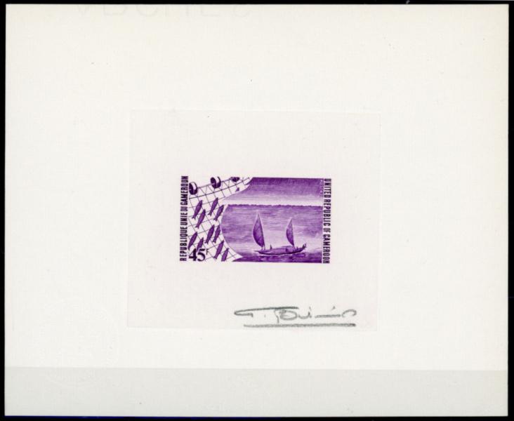 Cameroun_1975_Yvert_588-Scott_603_violet