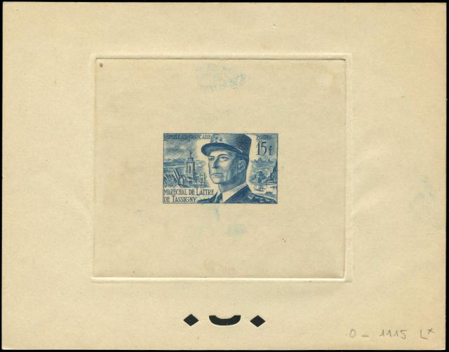 France_1952_Yvert_920b-Scott_675b_unadopted_Marechal_de_Lattre_Type_II_blue_1115_Lx_d_ATP