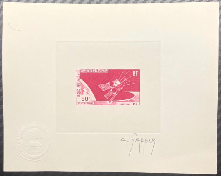 FSAT_1966_Yvert_PA12-Scott_C11_red-lilac_c
