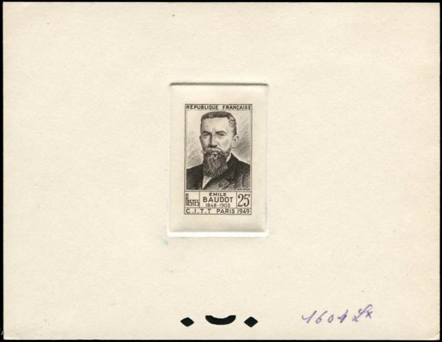 France_1949_Yvert_846A-Scott_627_unissued_Emile_Baudot_sepia_1604_Lx_ac_CP
