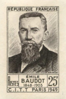 France_1949_Yvert_846A-Scott_627_unissued_Emile_Baudot_sepia_1604_Lx_ac_CP_detail
