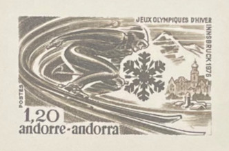 Andorra_1976_Yvert_251-Scott_244_dark-brown_aa_detail