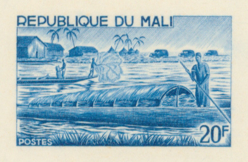 Mali_1966_Yvert_92-Scott_90_blue_c_detail