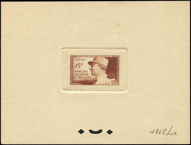 France_1952_Yvert_920a-Scott_675a_unadopted_Marechal_de_Lattre_Type_I-b_brown_1708_Lx_CP