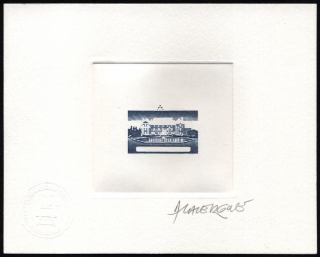 Monaco_2021_Yvert_3293-Scott_unadopted_2E32_Effiat_Castle_negative_blue_aa_AP