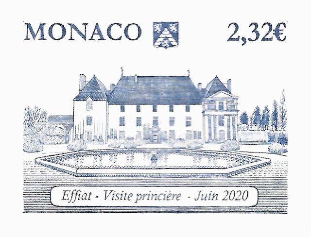 Monaco_2021_Yvert_3293-Scott_unadopted_2E32_Effiat_Castle_positive_blue_ab_AP_detail